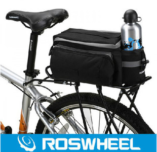 ROSWHEEL Lexuan 14024 Bicycle Bicycle Mountain Bike Small Packing Bag Rear Shelf Bag Back Seat Bag Camel Bag