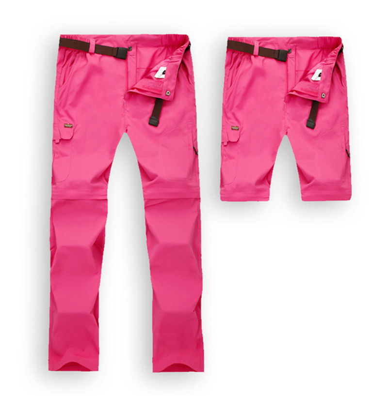 New couple quick clothes pants spring and summer outdoor hiking riding pants removable two men and women's quick-dryers wholesale