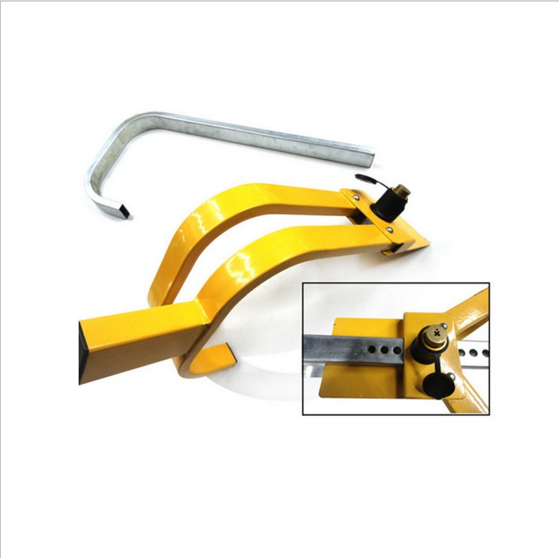 Car tire lock Easy-to-operate small three-fork wheel lock tire lock car 3.4/kg anti-theft lock