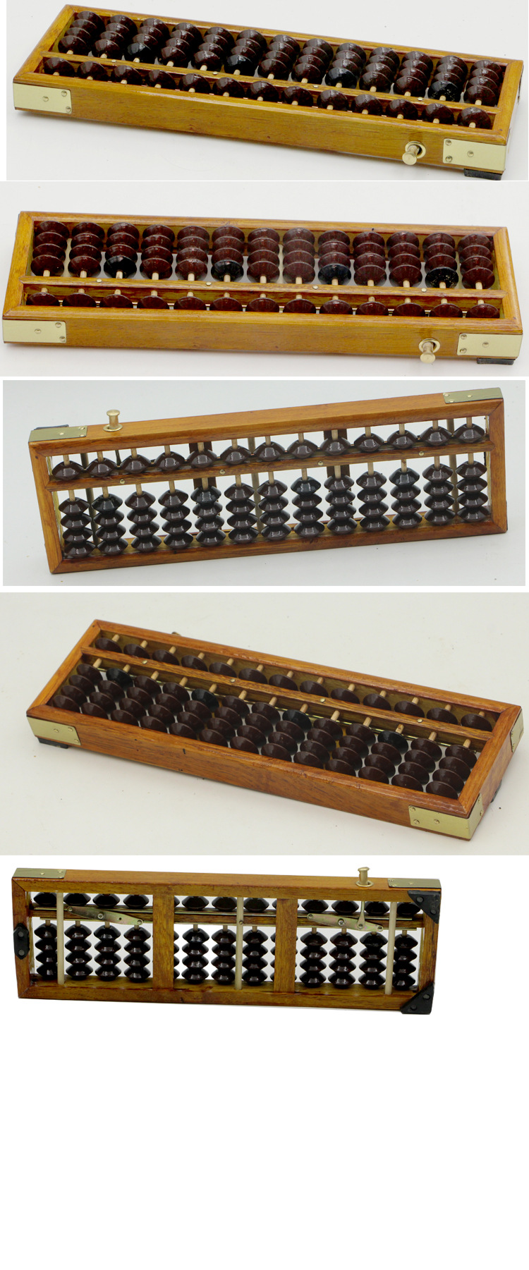 13 column children's Abacus Primary School students Mental abacus imitation mahogany kindergarten students Abacus