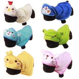 Pet bath towel cute small animal absorbent bathrobe pet dog towel 6 3 specifications