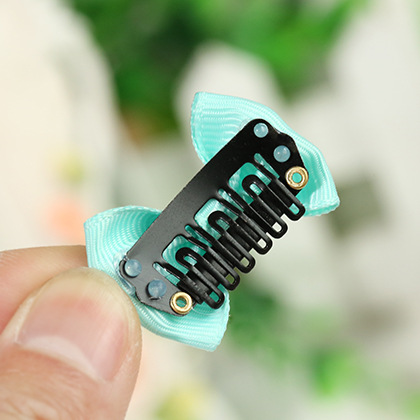 Korean Style Fabric Bow Small Hairpin Less Hair Quantity Children's Hairpin Baby Safety Hairpin Hair Accessories Children's Wear Small Gifts