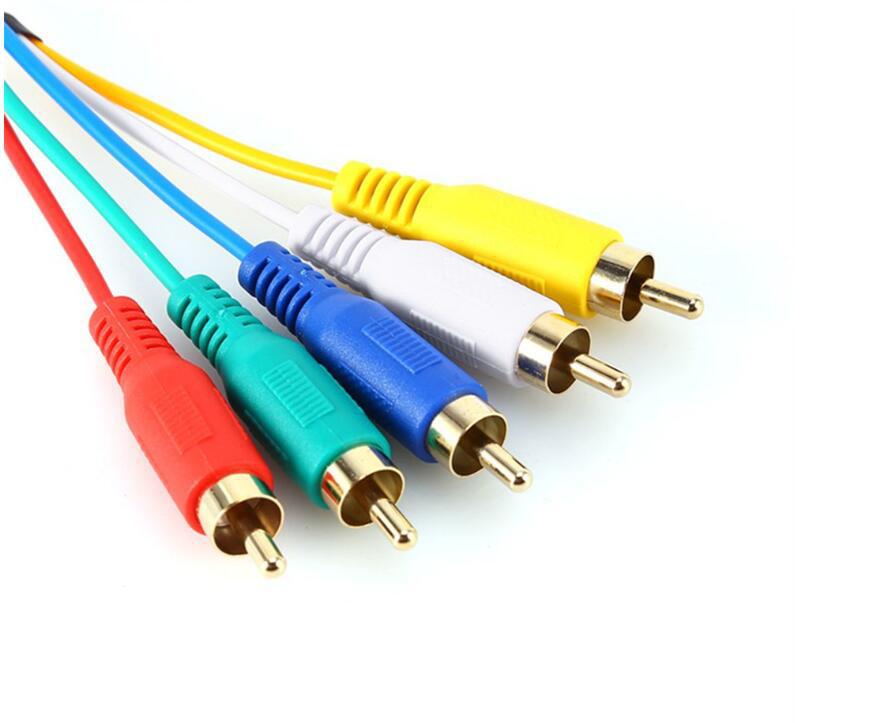 1.5 m hdmi to 5rca Adapter HDMI color difference player set top box HD line spot sales