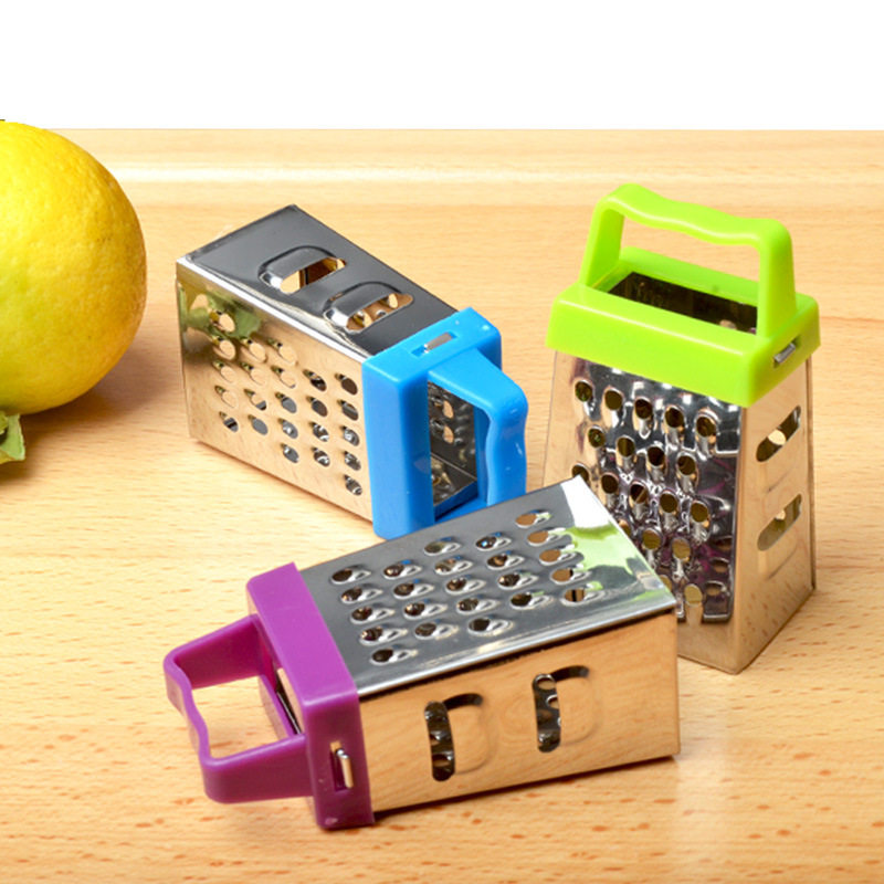 Mini Cheese Planer Four-sided Planer Stainless Steel Grater Multifunctional Vegetable Cutter Kitchen Gadget Lemon Planer