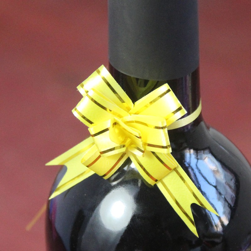12mm small Phnom Penh hand flower wedding decoration gift tie flower drawstring ribbon bow flower factory wholesale