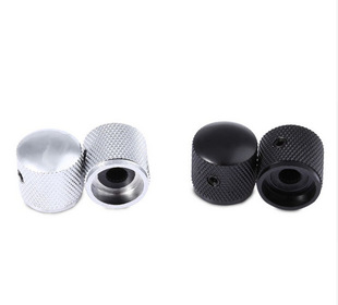 Electric guitar metal volume string button bass volume string button with hole Iron Knob volume knob switch cap