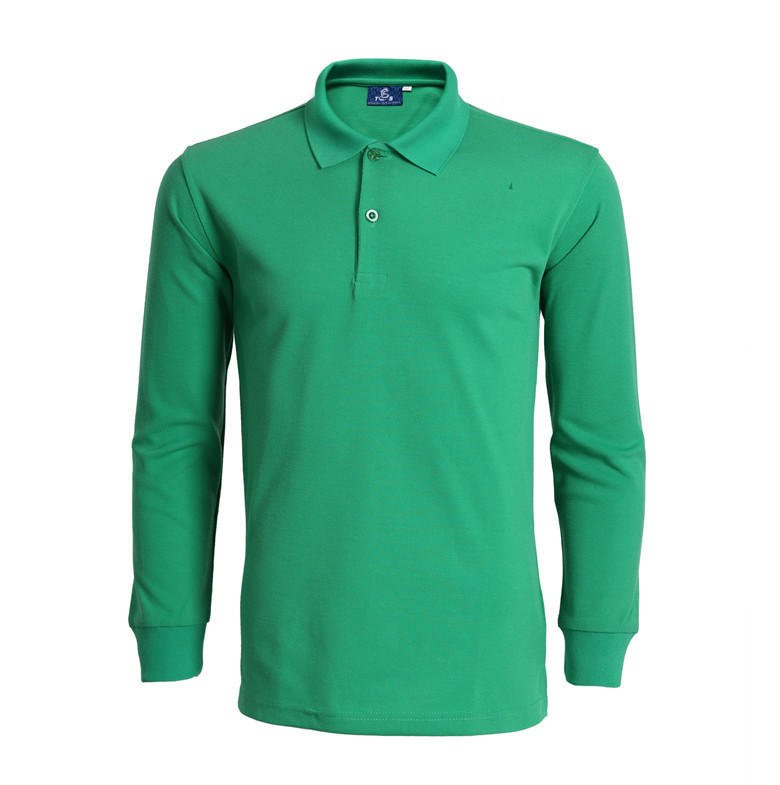 Factory wholesale custom long sleeve lapel T-shirt set advertising shirt work clothes diy class clothes cultural activity clothes autumn and winter