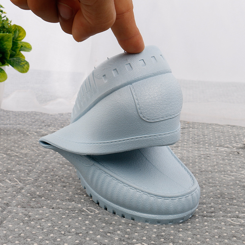 Nurse Pregnant Women's Casual Waterproof Non-Slip Pea Shoes Black Hotel Work Shoes White Shoes Women's Soft and Comfortable