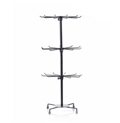 Three-layer rotatable rotating mobile phone hanger necklace rack bracelet display stand jewelry display stand