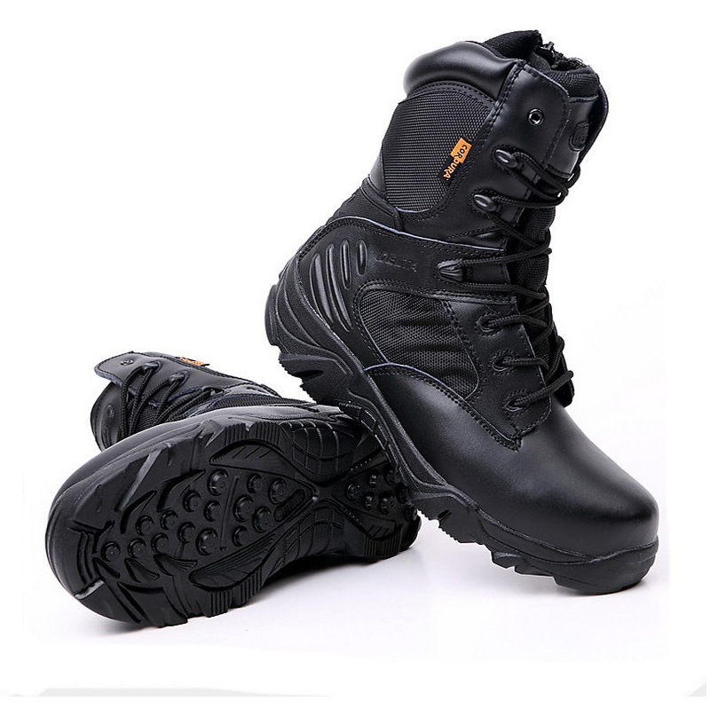 Cross-border supply of new high-top military boots men's combat boots waterproof Delta desert boots hiking boots spot