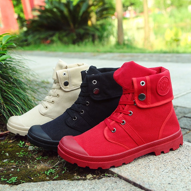 2023 Foreign Trade Breathable Casual Men's Popular Men's High Top Shoes Martin Outdoor Shoes