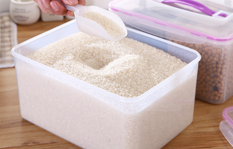 Wholesale thickened PP plastic shovel food grade small ice shovel transparent shovel square mouth flour shovel tea melon seed shovel