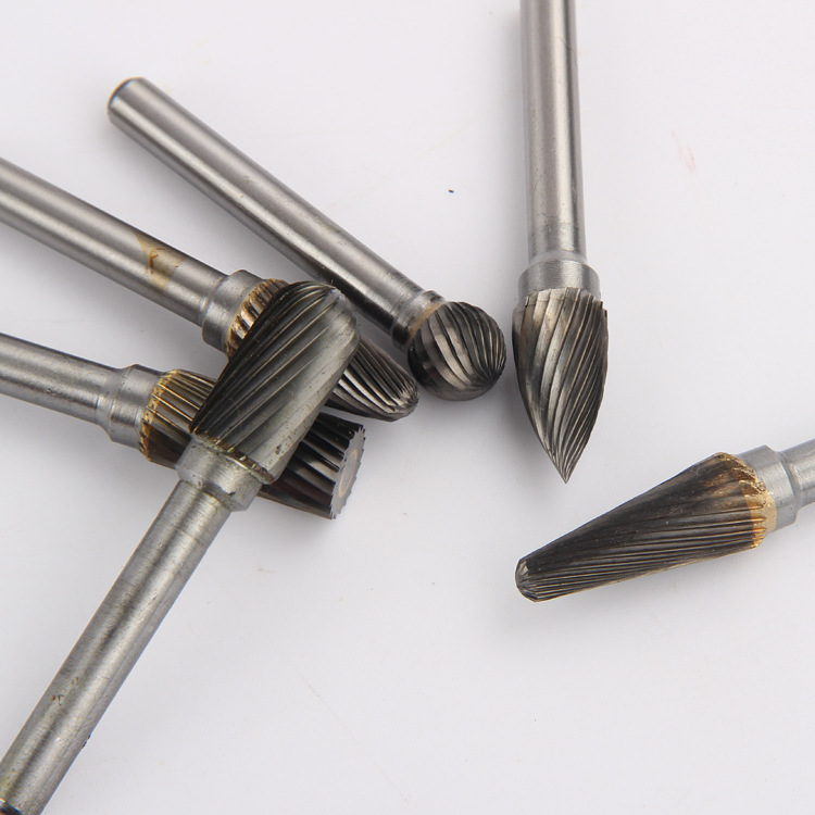 Carbide rotary file tungsten steel grinding head woodworking alloy grinding head file grinding head extended rotary file