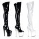 20cm high-heeled patent leather women's boots hate sky high knee high heels nightclub knee boots boots can be customized