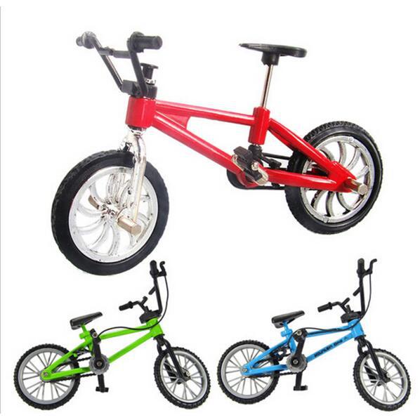 Mini alloy bicycle toy model creative simulation finger bicycle Amazon gift cake ornaments