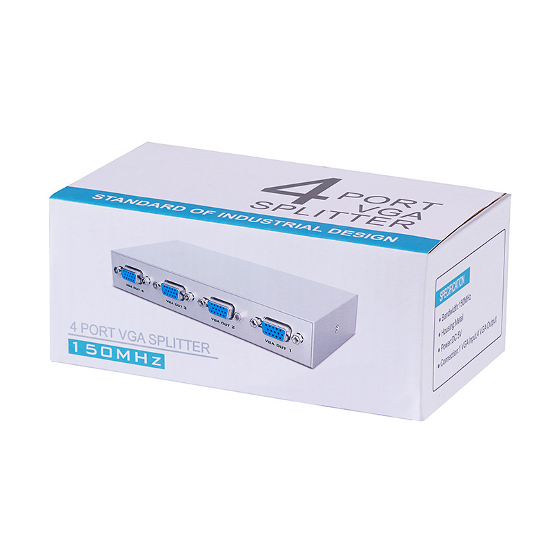 Maituo HD VGA distributor Screen splitter one-to-four video branch multi-display same picture MT-1504