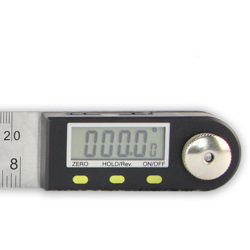 Weidu digital display protractor stainless steel Digital angle ruler 360 degree angle measuring tool digital display angle ruler