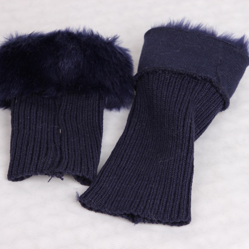2020 European and American Mao Mao Boots Warm Socks Christmas Mao Foot Cover Short Wool Shoe Cover_voghion.com