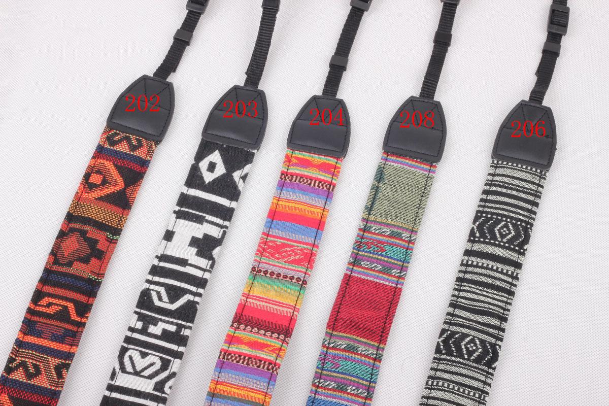 SLR camera strap camera shoulder strap ethnic style camera shoulder strap retro ethnic style shoulder strap