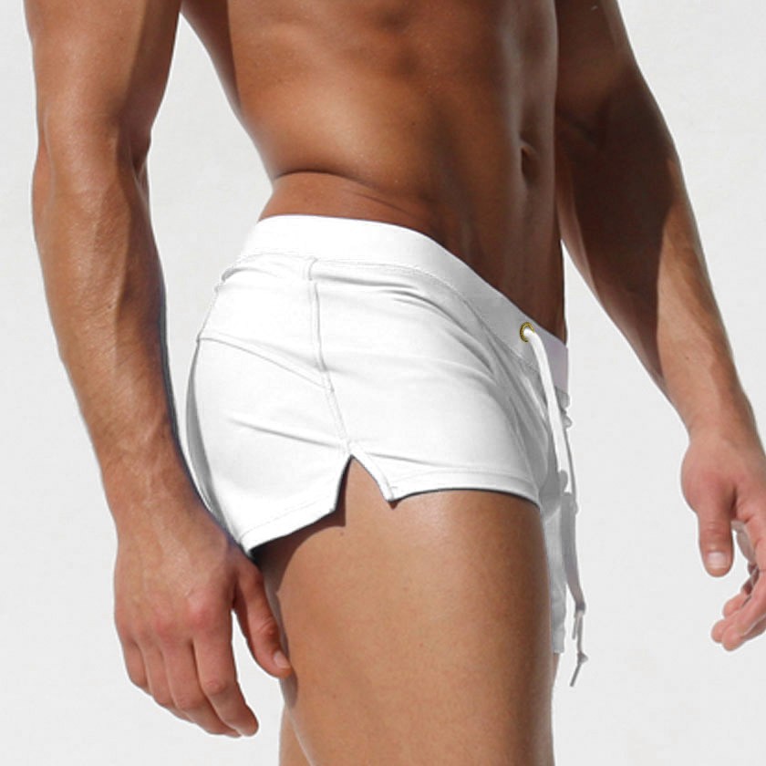 European and American foreign trade swimming trunks men's swimming trunks back pocket design quick-drying beach pants boxer shorts swimsuit men