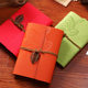 A6 leather loose-leaf notebook leaf notebook strap notepad carry-on book travel Ledger sub-business record