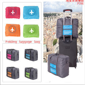 Factory Direct foldable waterproof large capacity business trolley aircraft luggage bag portable lightweight men's and women's travel bag
