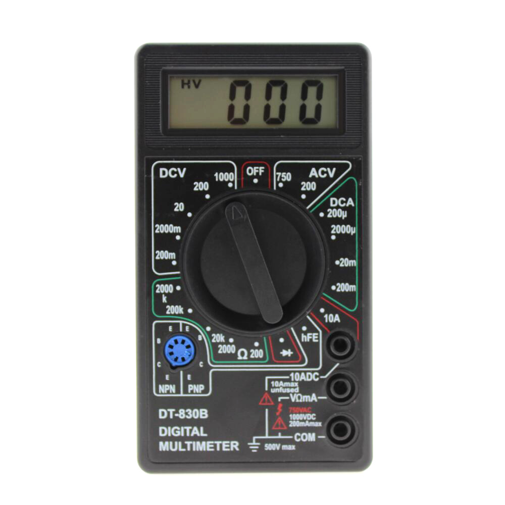 DT-830B digital multimeter digital Universal Universal handheld multimeter Black