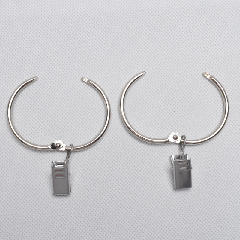Curtain hook and loop clip stainless steel clip hook curtain accessories snap ring open ring curtain ring curtain clip