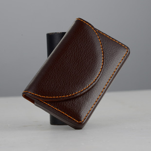 Business card holder men's Korean-style metal creative business card case women's cute fashion business gift lettering LOGO