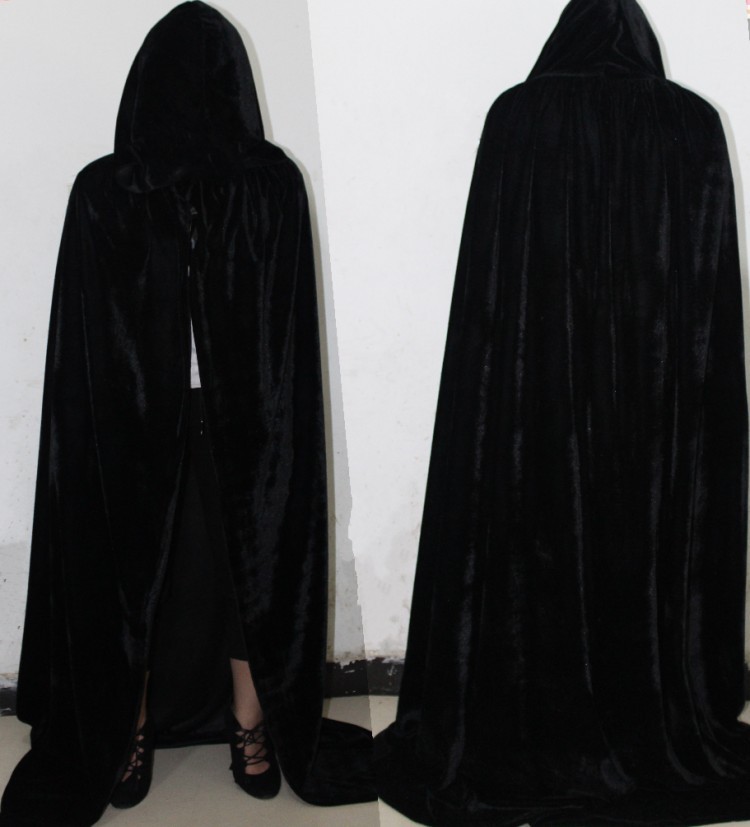 Halloween Cloak COS Death Long Cloak Wizard Witch Cloak Prince Princess Cloak Spot Clothes Shop