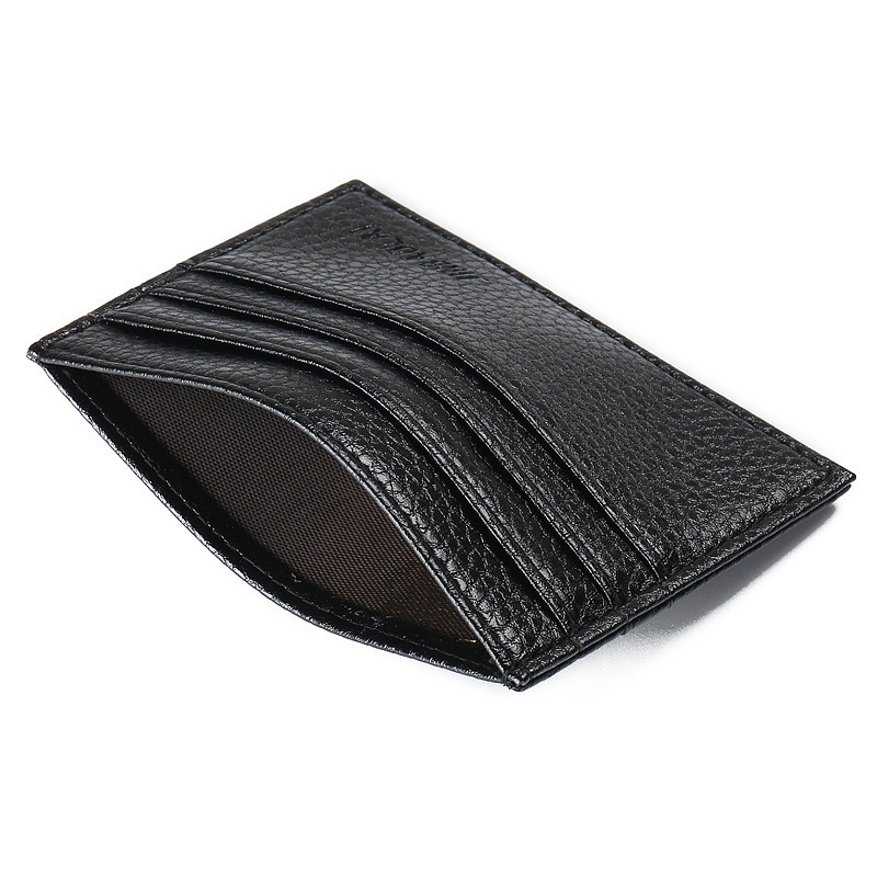 JINBAOLAI ultra-thin card Bag Men's multi-card coin purse small card bag bus card holder spot card bag