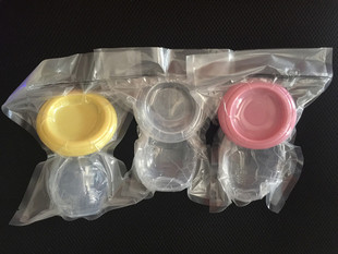Vacuum packaging manual breast pump companion full silicone anti-milk breast milk collector automatically collects breast milk and covers