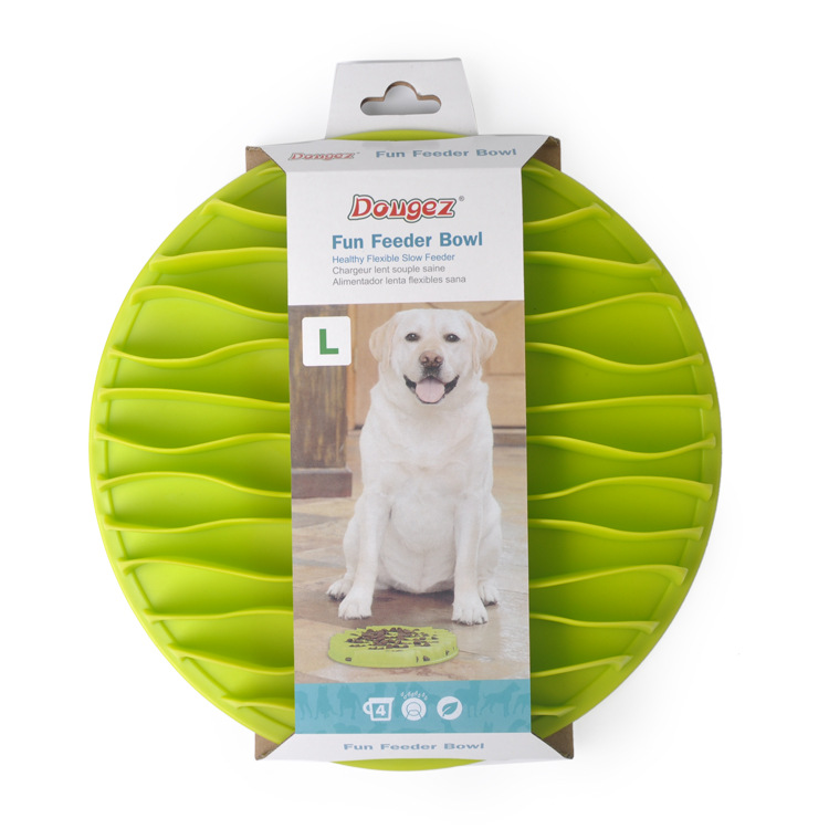 Pet feeder dog Slow Food Bowl wholesale dog basin bite resistant Amazon hot selling dog licking mat tpr anti-overturning cat bowl