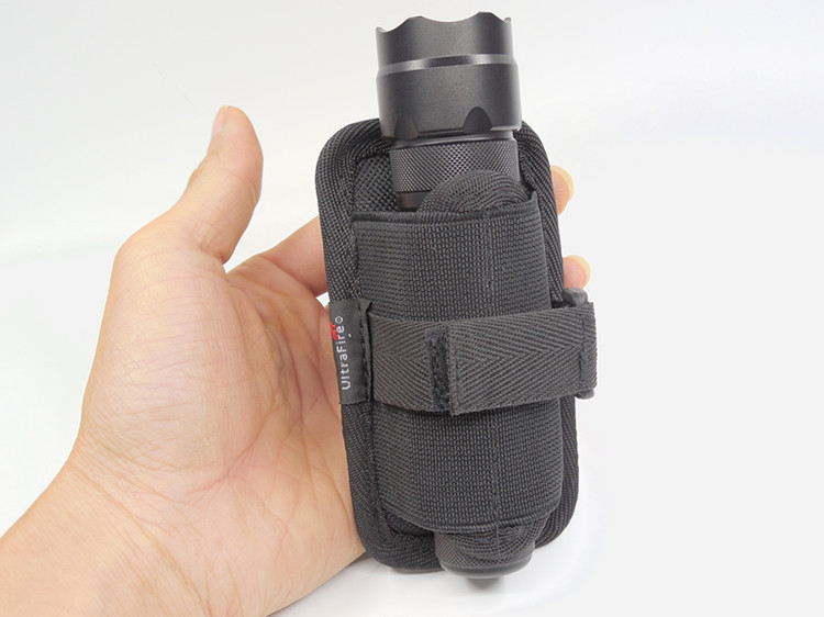 Flashlight leather case 401 nylon cloth case PU flashlight waist clamp case multi-size mobile phone jacket