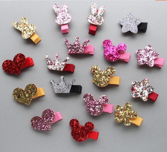 Children's Hair Clip Baby Girl Hair Accessories Clip Headwear Side Clip Set Korean Princess Baby Clip Girl Hair Clip