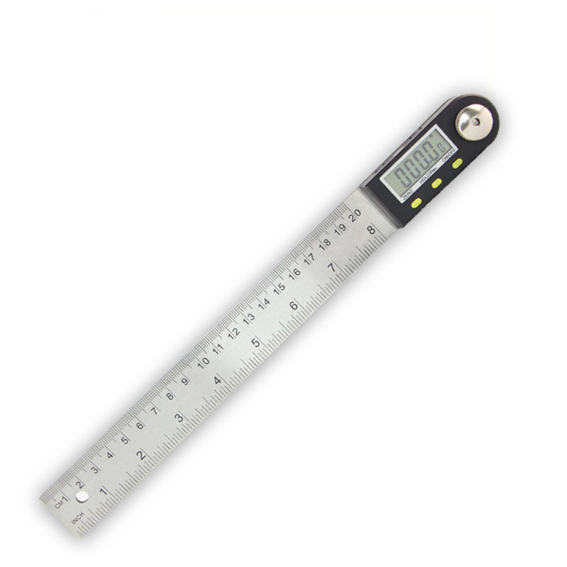 Weidu digital display protractor stainless steel Digital angle ruler 360 degree angle measuring tool digital display angle ruler