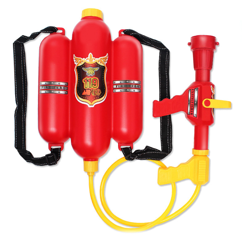 Foreign trade SQ119 children's fire backpack water gun summer beach water toys pull high pressure stall gift