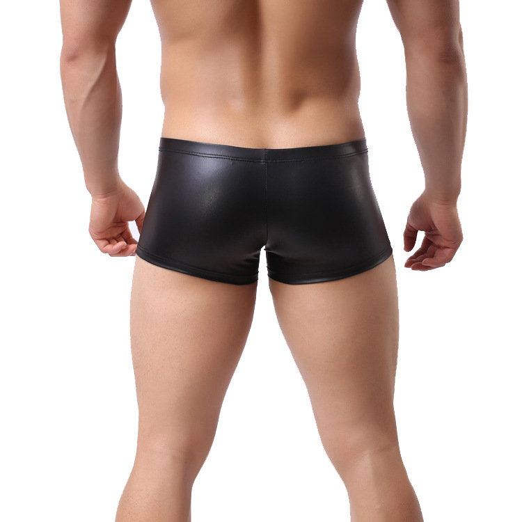 Men's imitation leather vest sexy sexy suit underwear casual patent leather a generation of hair