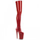 20cm high-heeled patent leather women's boots hate sky high knee high heels nightclub knee boots boots can be customized