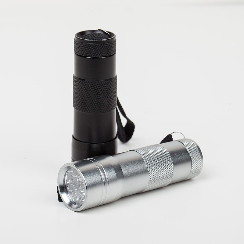 Factory direct 12LED purple flashlight UV multifunctional ultraviolet banknote flashlight fluorescent agent detection lamp