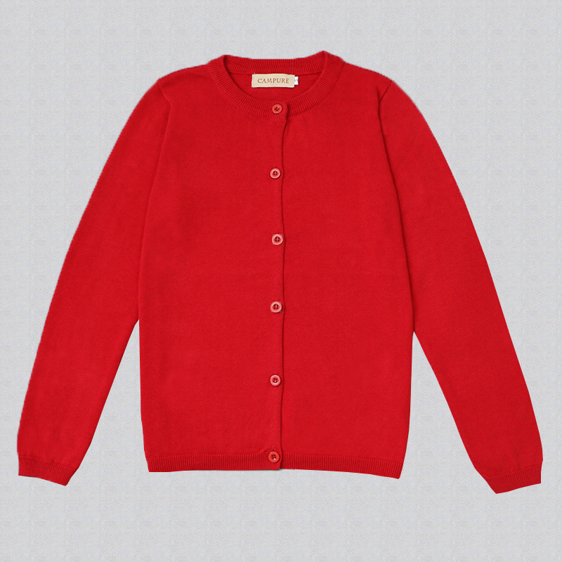 2022 New ins spring and autumn cotton baby solid color sweater knitted cardigan coat parent-child mother