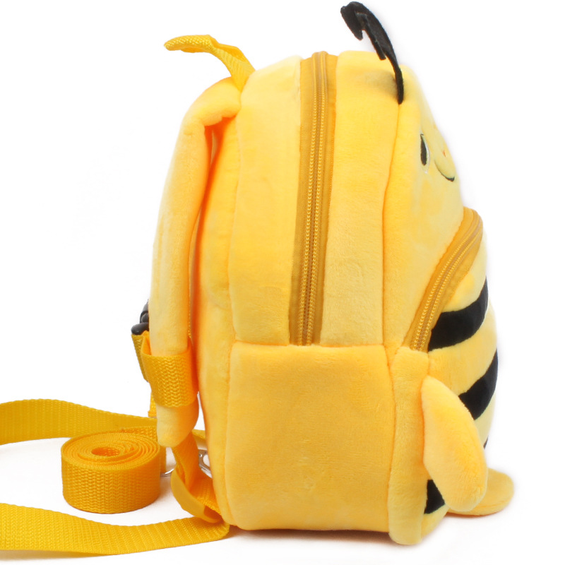 Cute 1-2 years old boys and girls baby bag anti-lost cartoon plush bag baby traction rope a generation of hair