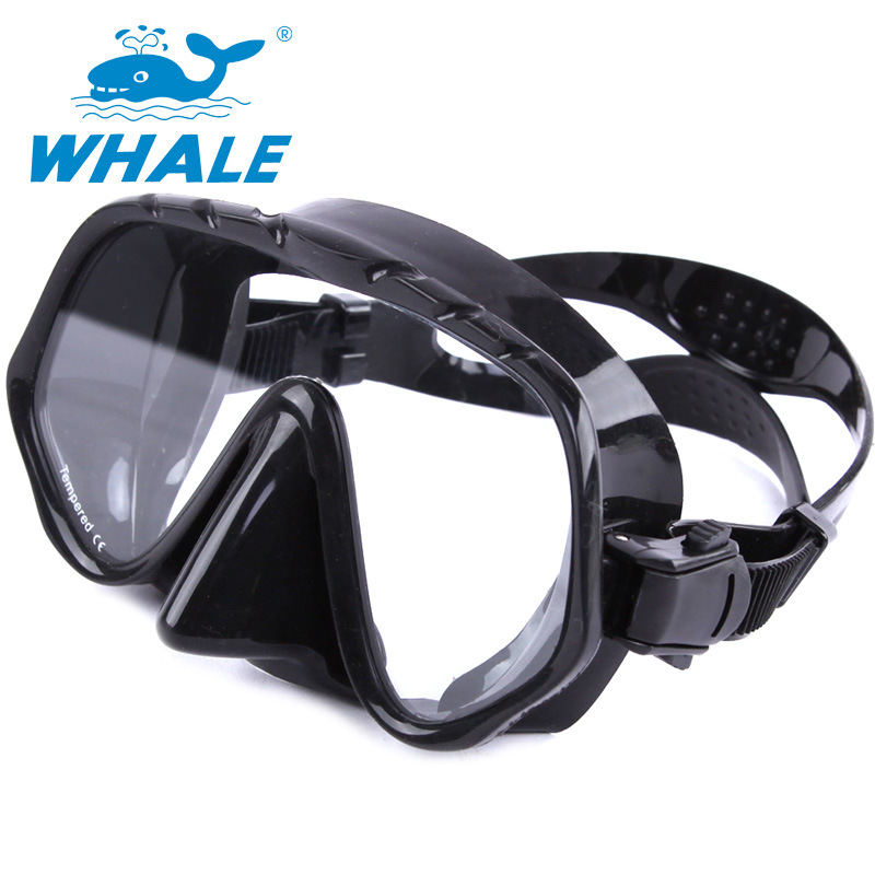 Whale adult snorkeling free diving goggles integrated frame adhesive diving goggles snorkeling equipment wholesale in stock