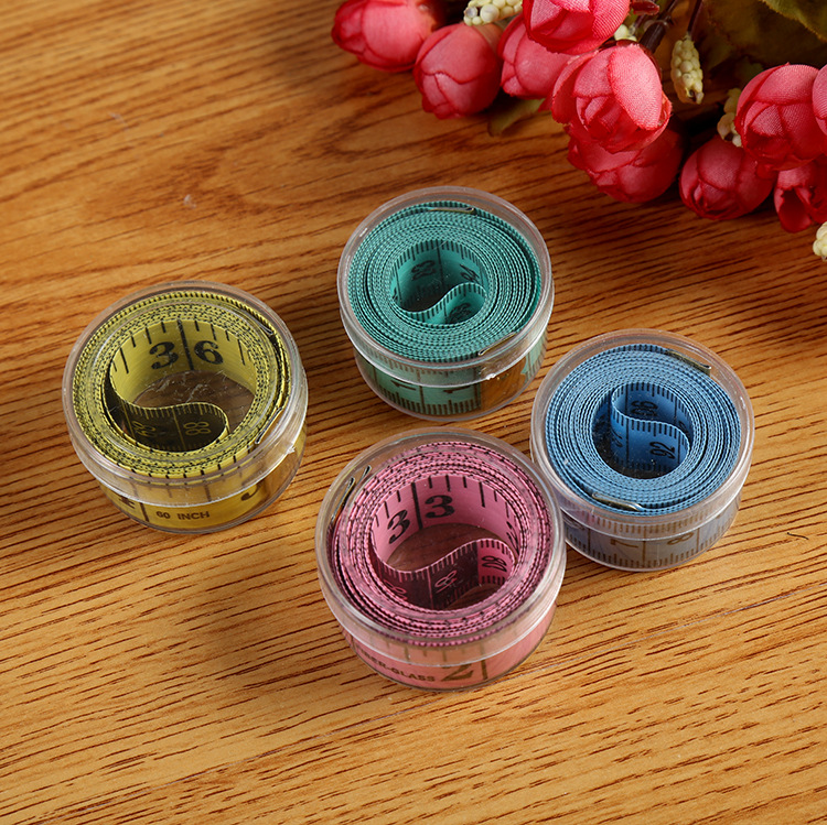 Creative Wine Glass Packaging Soft Tape Measuring Gauge Glass Fiber Small Tape Inch Tape Spot Wholesale