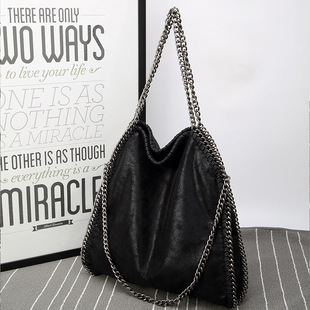 AliExpress foreign trade 2019 new chain Women's bag foldable women's shoulder bag factory direct sales women's bag wholesale