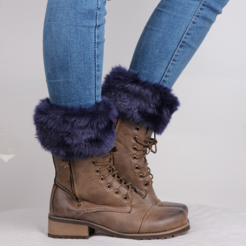 2020 European and American Mao Mao Boots Warm Socks Christmas Mao Foot Cover Short Wool Shoe Cover_voghion.com