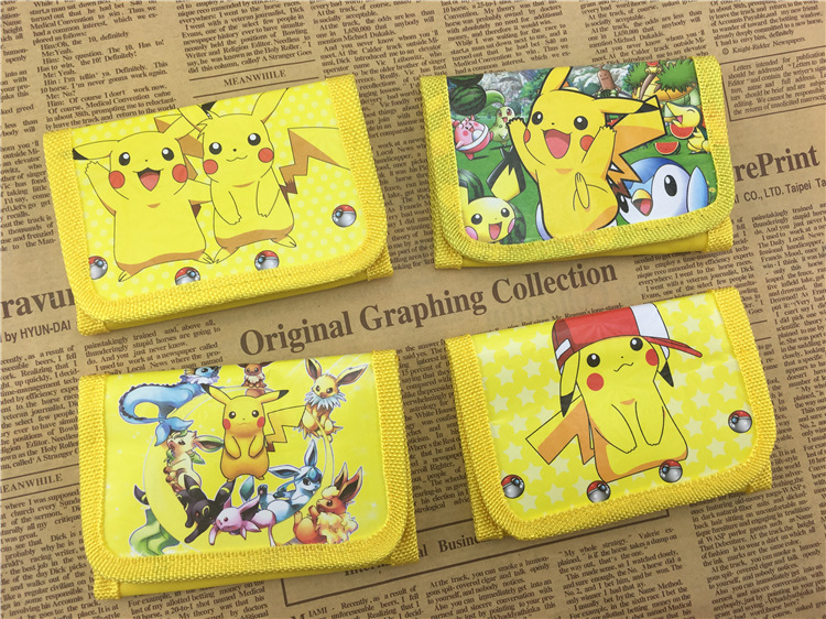 Pokemon go Pocket Pokemon Pikachu Unicorn 30% off Short Wallet Cartoon Coin Purse