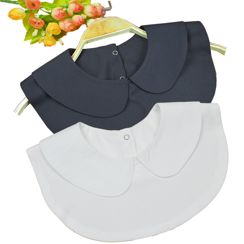 2022 Peter Lapel Fake Collar Women's Shirt Fake Collar Decorative Collar White Black Doll Collar Fake Collar Jia Le Yi