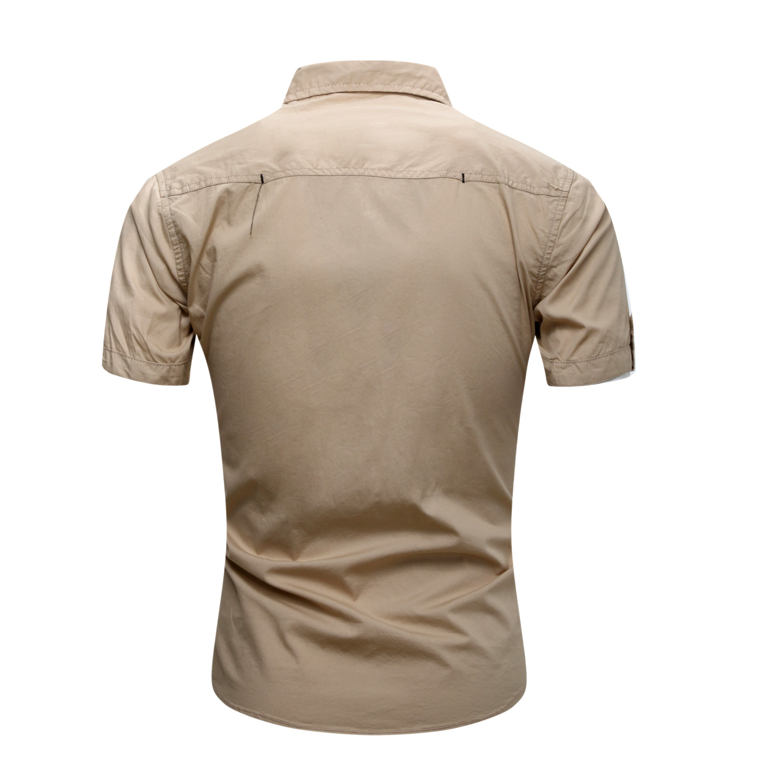 Foreign Trade Men's European and American Short-sleeved Shirt Outdoor Men's Large Size Military Workwear EBAY Shirt Amazon 55888