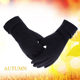 Winter Korean version of velvet warm gloves do not pour velvet women's outdoor skiing electric bike riding touch screen gloves factory wholesale